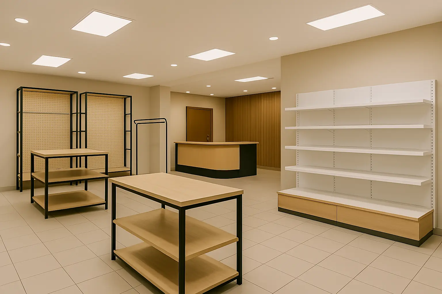 imagen de diseño interior de retail